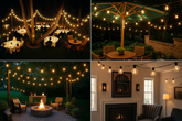 Outdoor LED Festoon lights With G40 Bulbs
